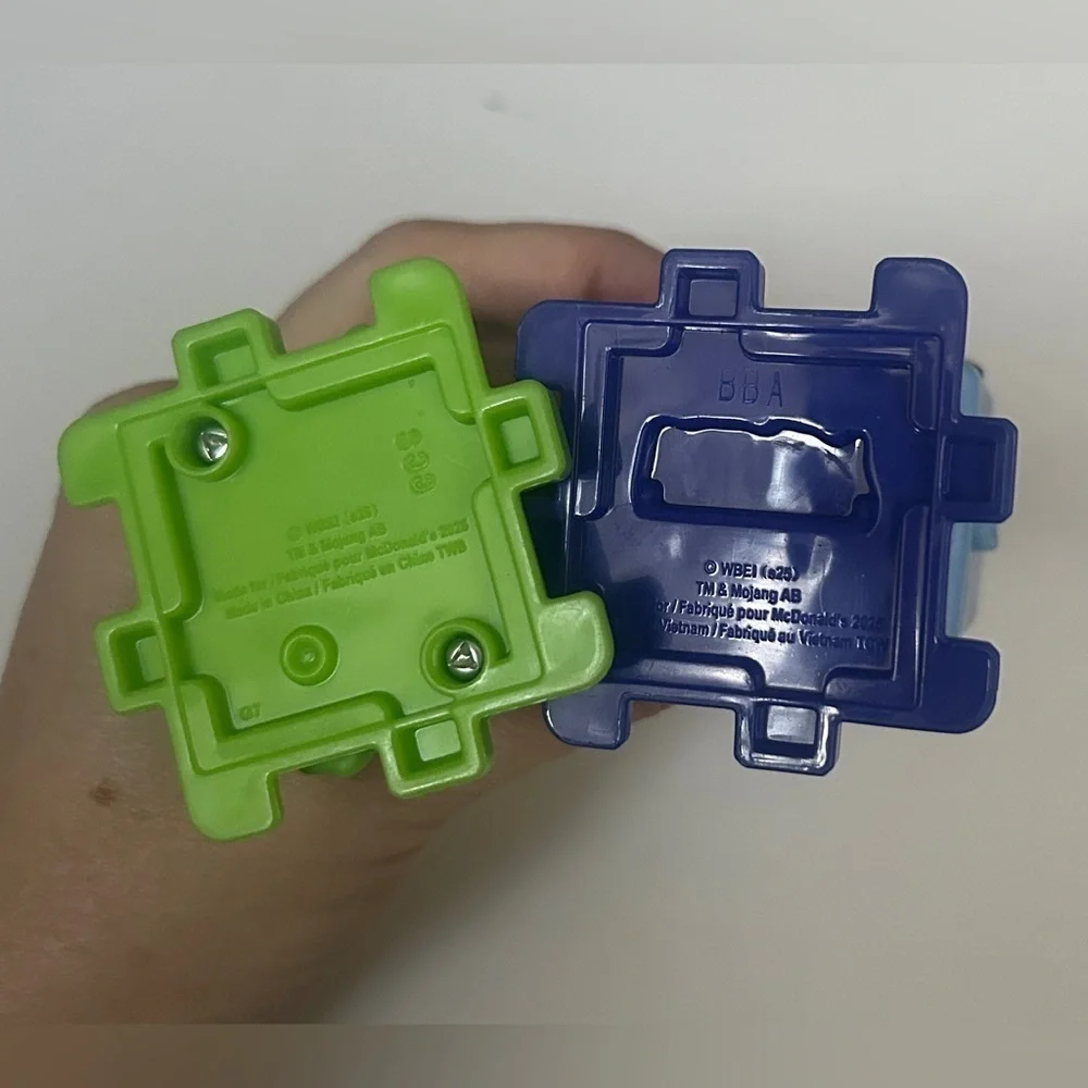 McDonald's Minecraft Creeper & Evoker Figure Toys